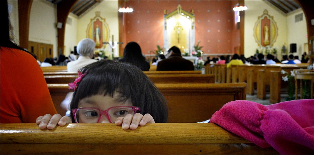 Peeking In The Pews
