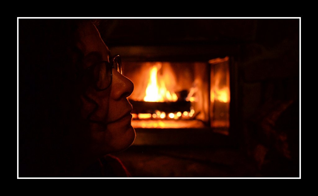 Jeanne by the Fire