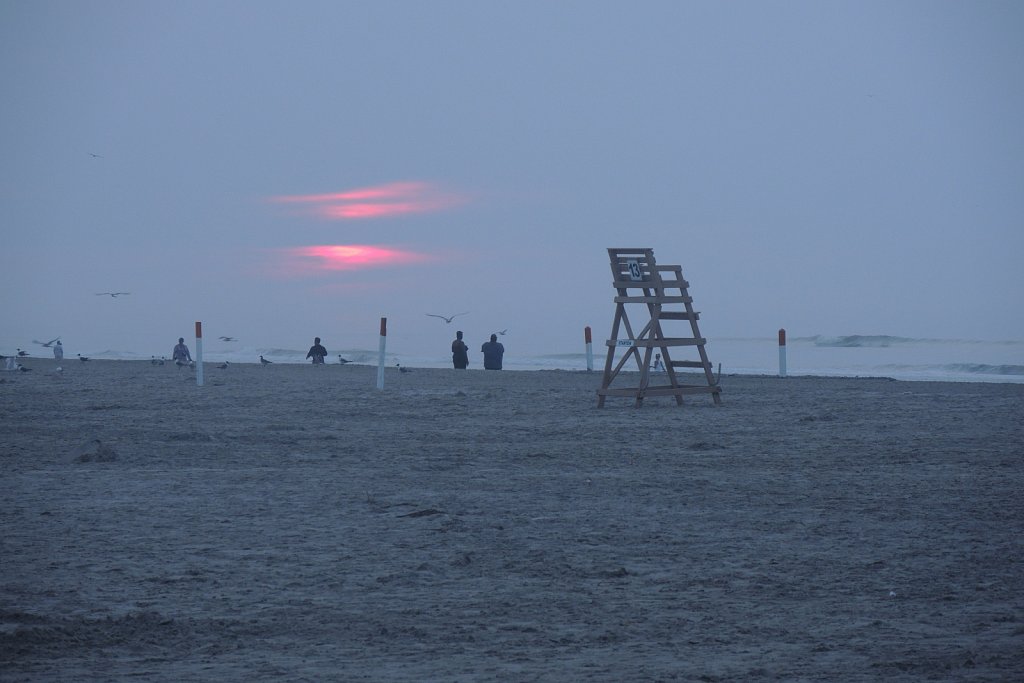 Sunrise On Wildwood Crest Beach