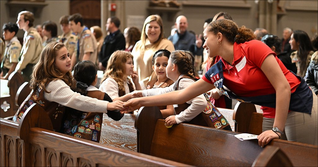 Scouting Mass at the Cathedral of Saint John The Baptist