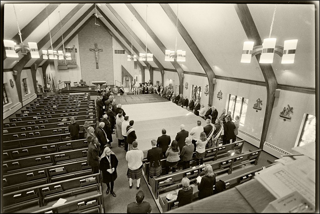 Blessing of the Tri Colors at Saint Catherine RC Church